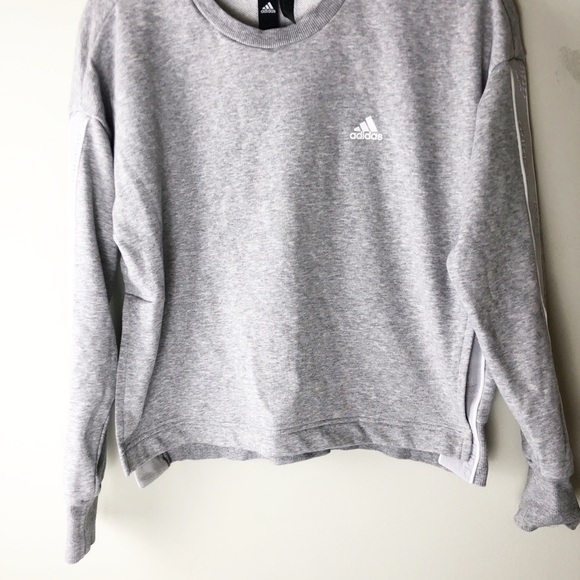 Adidas Split Hem Crew Neck - Picture 1 of 9